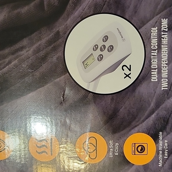 Westinghouse Beige Queen Sized Heated Blanket - Picture 4 of 11